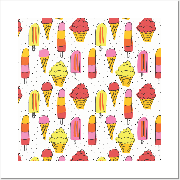 Yummy Popsicles Wall Art by Sandra Hutter Designs